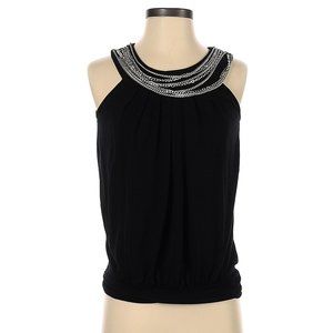 Michael Kors sleeveless top with chains detail